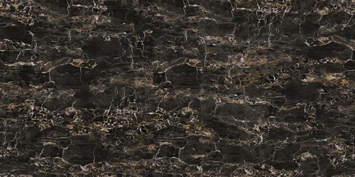 NatureDeluxe Quartzite Marble Black Panther glanzend 1180*600 mm 0.72m2/шт