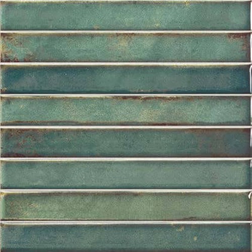 Плитка Brick Raku Emerald 35х35 см