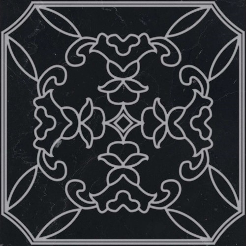 TOZZ. NERO MARQ/ARG 7x7