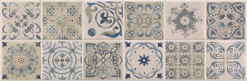Mosaico Antique Grey -ректификат/керамическая плитка белая глина 30*90