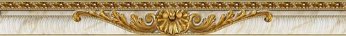 9*85 Cenefa Relieve Davos Oro бордюр настенный